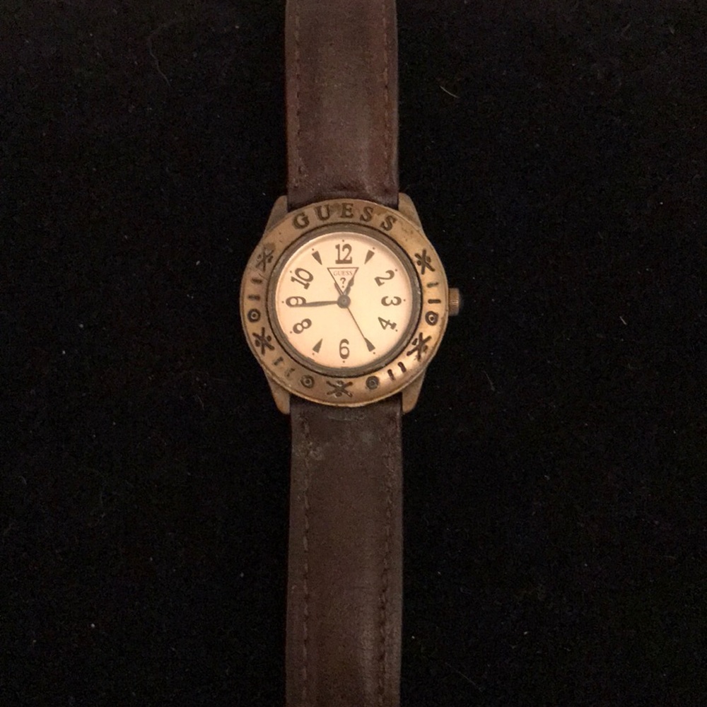 Guess Leather Watch